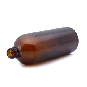 200毫升琥珀色欧元精油玻璃瓶与滴管din 18毫米 - Product Image 2