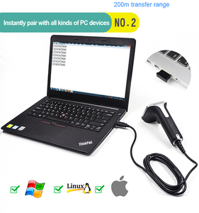 Symcode2.4Gワイヤレスバーコードリーダー16MBメモリを備えた200M長距離通信 - Product Image 4