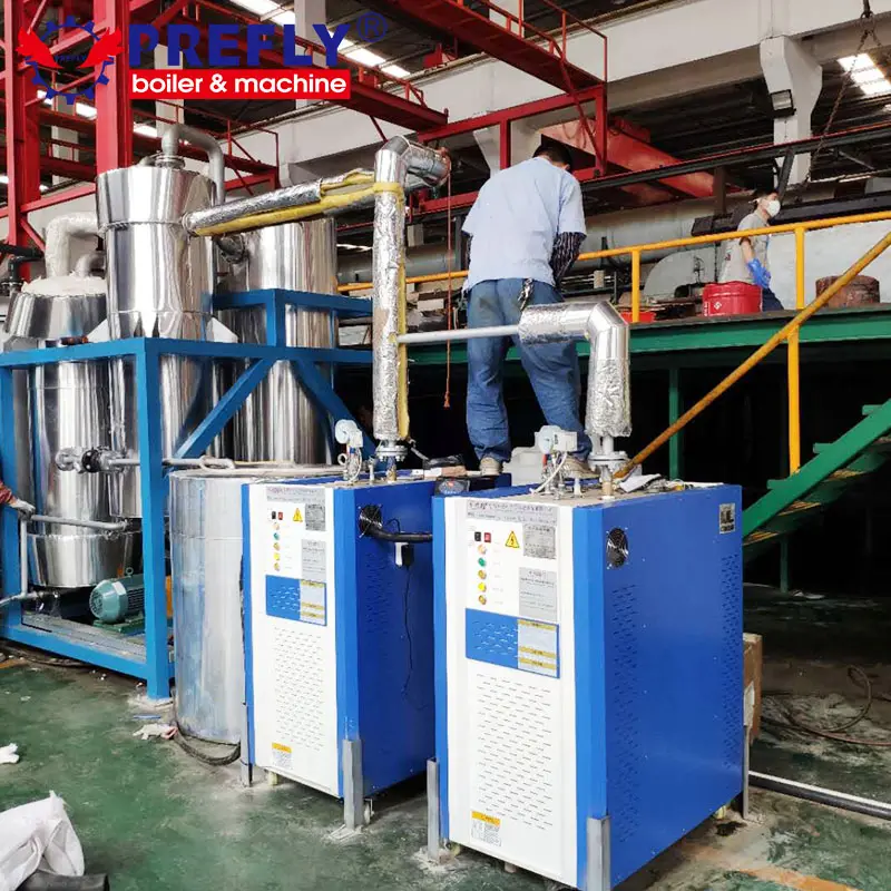 Industrial caldeira de vapor elétrico pequeno preço para a lavanderia, limpeza a seco, desvulcanização/vulcanização