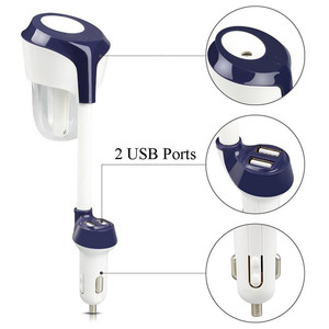 50ml רכב אוויר מפזר USB הכפול יציאת טעינת מתאם רכב ארומה ניחוח אדים מצית Fogger יצרנית ערפל