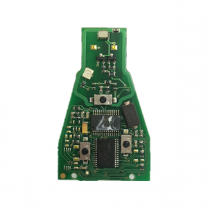 CN002040 orijinal akıllı anahtar (PCB) ile 3 düğme frekans 433 MHz ile NEC işlemci siyah anahtar - Product Image 3