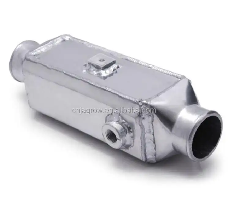 Universal de aluminio de peso ligero de barra y placa Turbo montaje frontal Intercooler de agua a aire