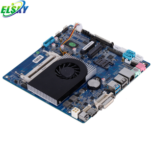 Intel Skylake Çift Çekirdekli I7-6500U 3.1 GHz DDR3L 1600 MHz Bellek MSATA SSD WIFI 3G VGA (DVI) + LVDS üç ekran Anakart Fan ile - Product Image 4
