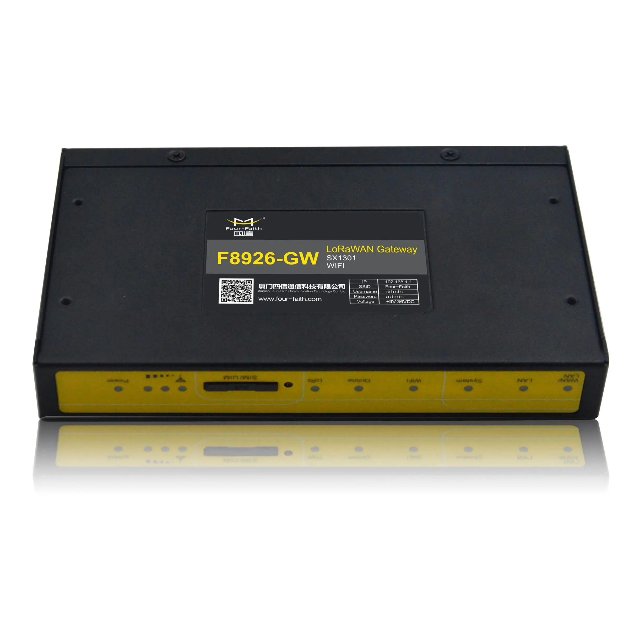 F8926GW מקורה LoRaWAN gateway עם 3G/4G רשת תמיכה TTN MQTT 8 ערוצים עבור רשת ונתונים שידור.