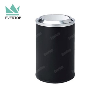 DB-48A 90L salıncak üst haddeleme kapak büyük çöp kutusu, döner kapak çöp kutusu döner kapak çöp kutusu Can büyük çöp Metal çöp tenekesi - Product Image 2