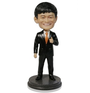 自定义雕像 polystone 数字 <span class=keywords><strong>bobble</strong></span> 头雕塑偶像 bobblehead 娃娃树脂雕像杰克马