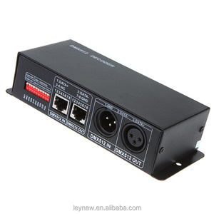 DC12-24V 3 Channel <strong>Dmx</strong> 512 RGB Light <strong>Controller</strong> <strong>Led</strong> Strip Stage Light Decoder for <strong>Led</strong> Lighting System