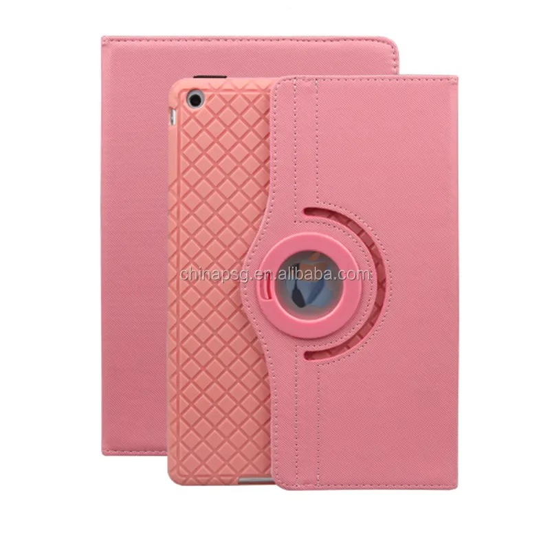 Anti-shock Folding Stand PU Leather 360 Rotating Case for iPad Air1/2, Cover for ipad Air1/2