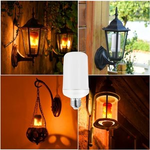 Emulation Decorative Christmas Bulb <strong>E14</strong> E27 2835SMD <strong>7W</strong> 3 Lighting Modes LED Flame Effect Fire Flickering Light <strong>Lamp</strong> AC85-265V - Product Image 6