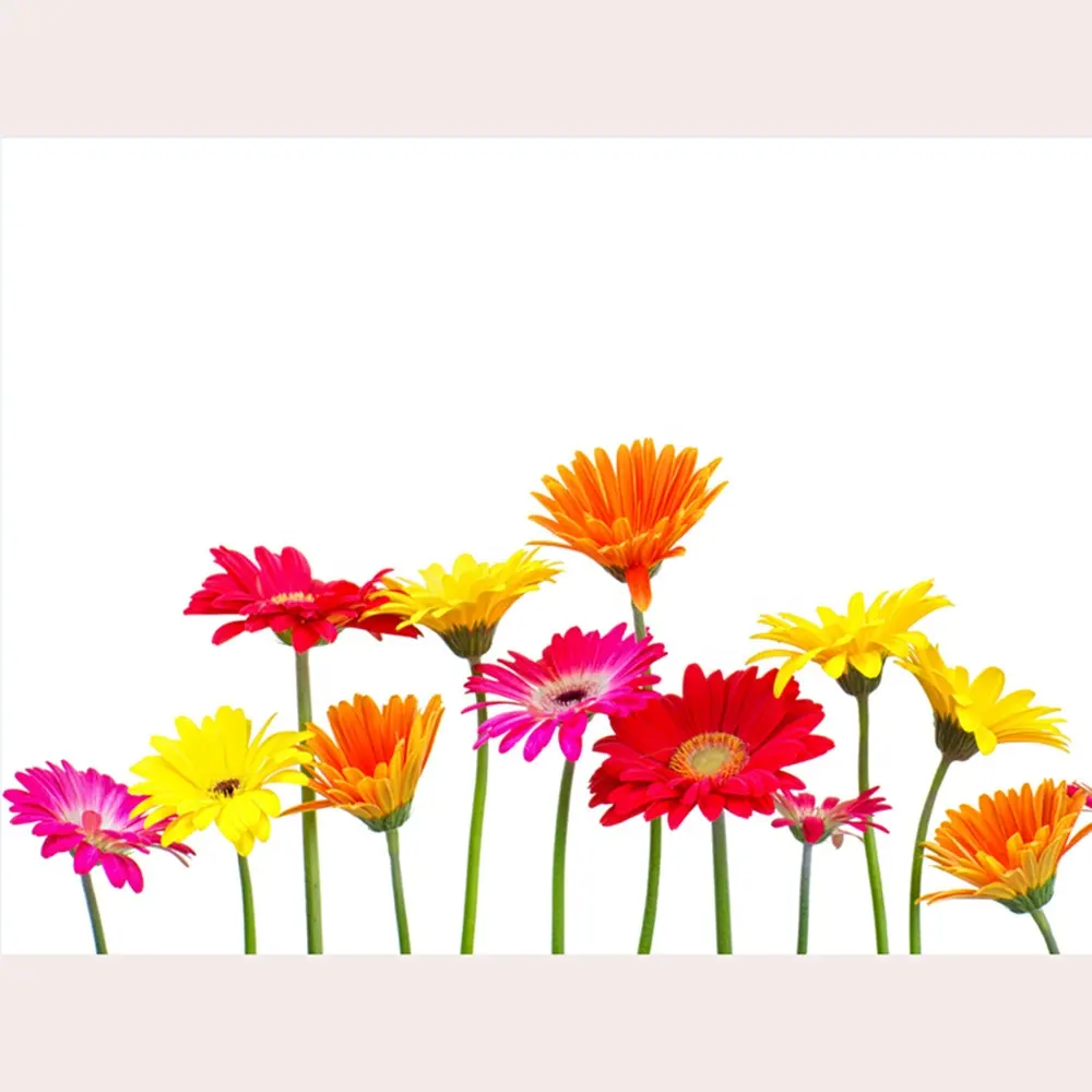 Motif bunga Modern Mekar tikar tempat ramah lingkungan kain poliester persegi panjang/bulat coaster untuk penggunaan rumah promosi musim panas