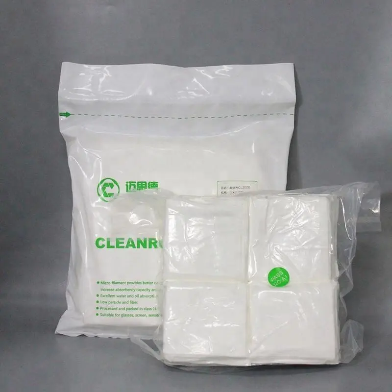 Toalhetes de Limpeza da Tela de microfibra de Sala Limpa Pano De Limpeza para o Industrial