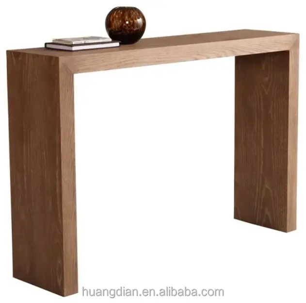 Mesa de console de madeira barata design simples