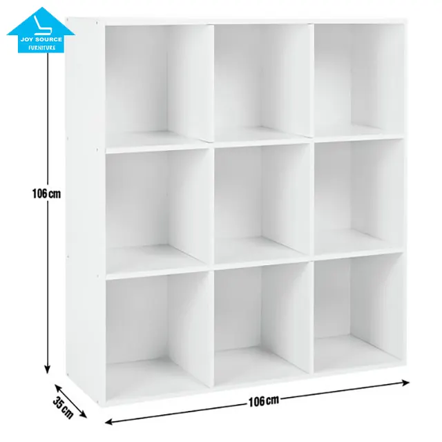 2024 estante de madeira moderna para livros, estante de 3 camadas, estante alta de madeira resistente com painel traseiro fechado, branco