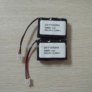 Sıcak satış <span class=keywords><strong>3</strong></span>.6v 600mAh <span class=keywords><strong>nimh</strong></span> pil için telsiz telefon yedek ER-P154 pil
