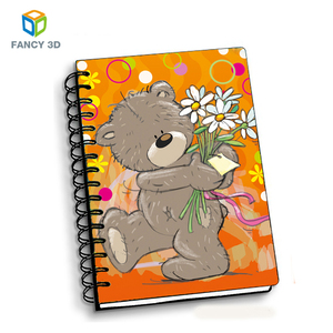 Zebulun-cuadernos en espiral con patrón Lenticular, impresión 3D, fábrica de China, 2018 - Product Image 3