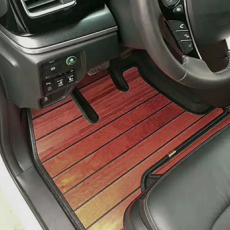 Tapete de carro personalizado, tapete de madeira do carro do fabricante chinês