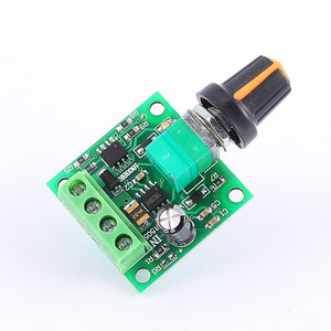 ミニチュアPWMスピードコントローラーDC1.8-12V DCモーター0 ~ 100% 調整可能ドライブモジュール入力2A PWM DCモータースピードレギュレーター - Product Image 1