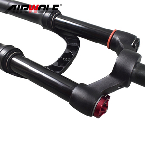 27.5 MTB ส้อมอลูมิเนียมระงับเต็มรูปแบบพร้อมเบรคเพลาผ่านท่อตรงจักรยานเสือภูเขาส้อมแข็ง - Product Image 6