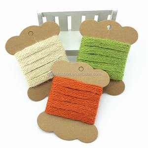 DIY用ナチュラルリサイクルヘシアンバーラップ<span class=keywords><strong>JUTE</strong></span>ロープリボンロール