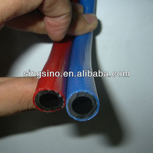 Kore teknoloji PVC KIMLIK <span class=keywords><strong>9mm</strong></span> Ikiz Gaz Lehimleme için Kaynak Hortum/Kaynak Ateşe Hortum
