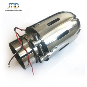 JTLD Universal Exhaust System Blue Color and Red Color Exhaust <strong>Tip</strong> <strong>with</strong> <strong>Led</strong>