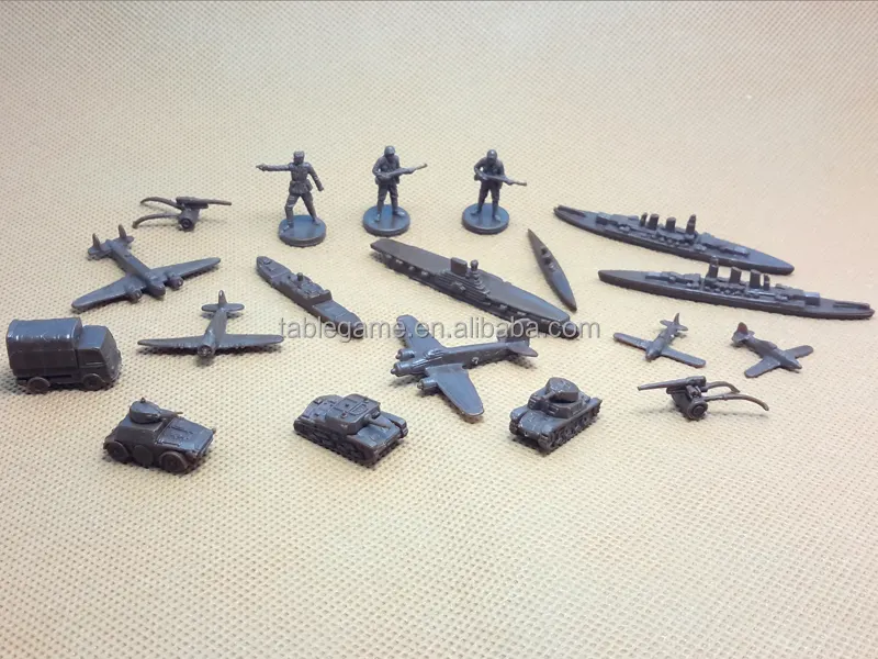 3D pvc figurine in miniatura per gioco di guerra