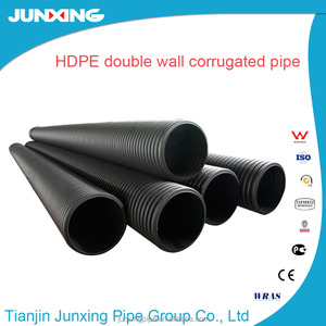 เส้นผ่าศูนย์กลางขนาดใหญ่hdpepe100ท่อระบายน้ำท่อระบายน้ำลูกฟูก<span class=keywords><strong>600mm</strong></span>ท่อสีดำ
