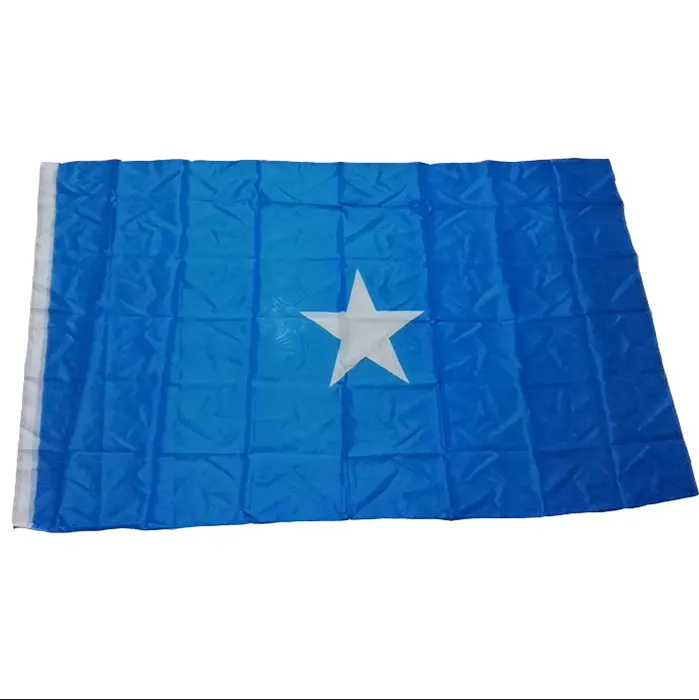 Stock economico 100% poliestere 3*5 ft Somalia country flags bandiere nautiche con 2 occhielli in ottone