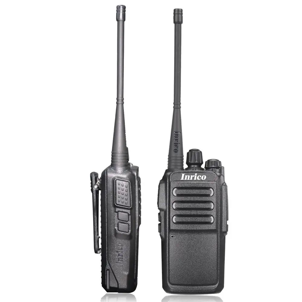 Inrico IP358 impermeável rádio analógico portátil VHF/UHF interfone sem fio IP66 walkie talkie