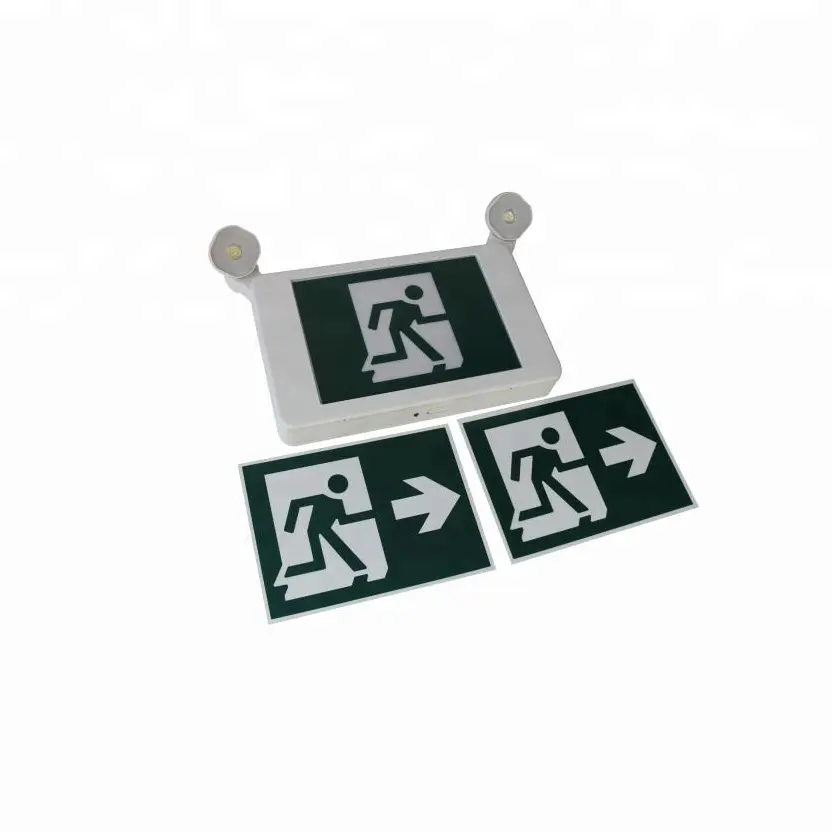 Canada markt fire exit sign light emergency running man exit sign