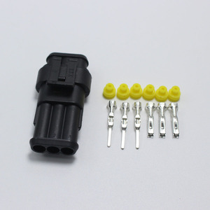 282087-1 AMP Super Seal 1.5 Series 3 Way <strong>Electric</strong> Wire <strong>Connector</strong> <strong>Auto</strong> Waterproof Terminal <strong>Connector</strong>