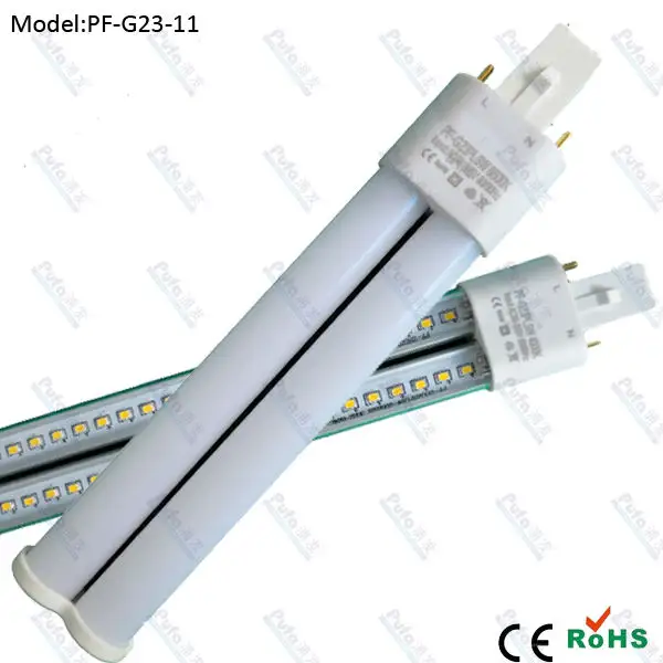 Lámpara led pl G23, serie 11w, 1050 lúmenes, pl 11w g23