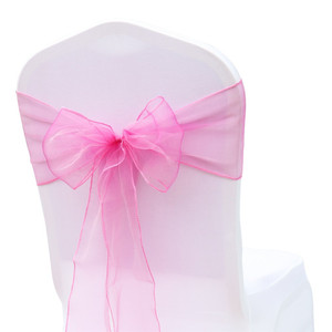 ล่าสุดผลิต Tulle ขายส่งเก้าอี้จัดงานแต่งงานครอบคลุมสายคาดเอวด้วยโบว์ - Product Image 3