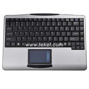 Teclado inalámbrico K9 2,4G RF con panel táctil, mejor para multimedia, HTPC,TV,CD,PPT, videoconferencia, dispositivos médicos, etc. - Product Image 1