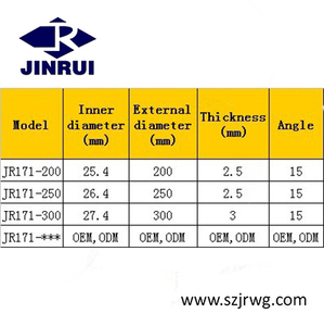 JINRUI CNC kesme aracı karbür disk kesici testere bıçağı - Product Image 4