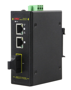 IEEE802.3af/at PoE 30W Fast <strong>Ethernet</strong> Industrial PoE DIN-Rail Media Converter