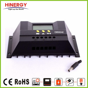 Controlador de carga solar 10A CE ROHS con pantalla LCD Cargador solar PWM manual de 12V - Product Image 2