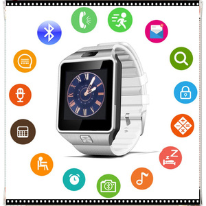 카메라 스퀘어 TFT 디스플레이 캘린더 기능 사용자 정의 로고 안드로이드 지원 SIM 카드가있는 최고 판매 휴대용 스포츠 스마트 워치 <span class=keywords><strong>DZ09</strong></span> - Product Image 2