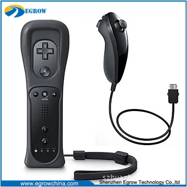 Op uality amepad Or o Wii reless ireless ememote unchuk onontroller para controlador de juego Wii