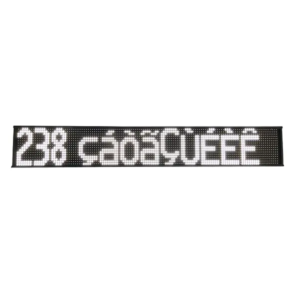 Bus Route Scrolling Display Programmable LED Moving Text Sign For Passenger Information Systems