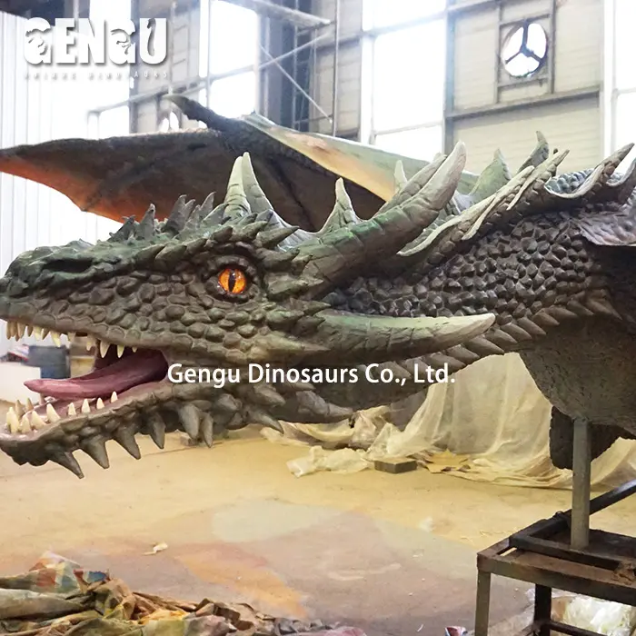 Parque de Atracciones 3D estatua del Dragón dragón modelos