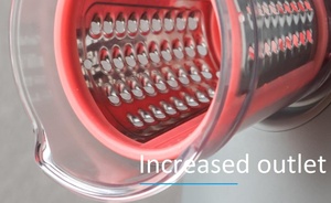 220V nhà <span class=keywords><strong>Presto</strong></span> salad Shooter Snack máy điện Nói Tiếng Pháp nhựa cho mài và cắt Châu Âu - Product Image 3