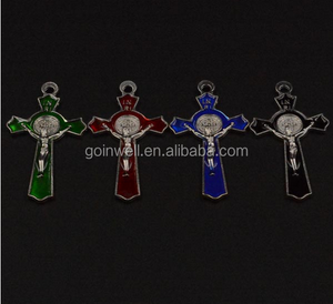 ราคาถูกขายส่งที่กำหนดเองโลหะข้าม - Product Image 5