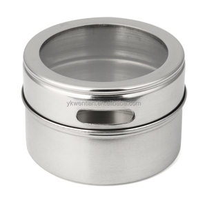 不锈钢磁性容器多用途香料锡架完美厨房储物6件套不粘涂层 - Product Image 6