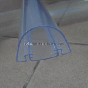 การก่อสร้างพลาสติกโปรไฟล์ Extruded โปรไฟล์ PVC/ABS/PC/PE/PP PVC Extrusion โปรไฟล์