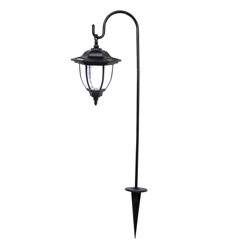 Sechseckige Laterne XLTD-249A Dual Use Shepherd Hook Coah Typ Hellere Outdoor Solar Garden Hängende Laterne Lichter