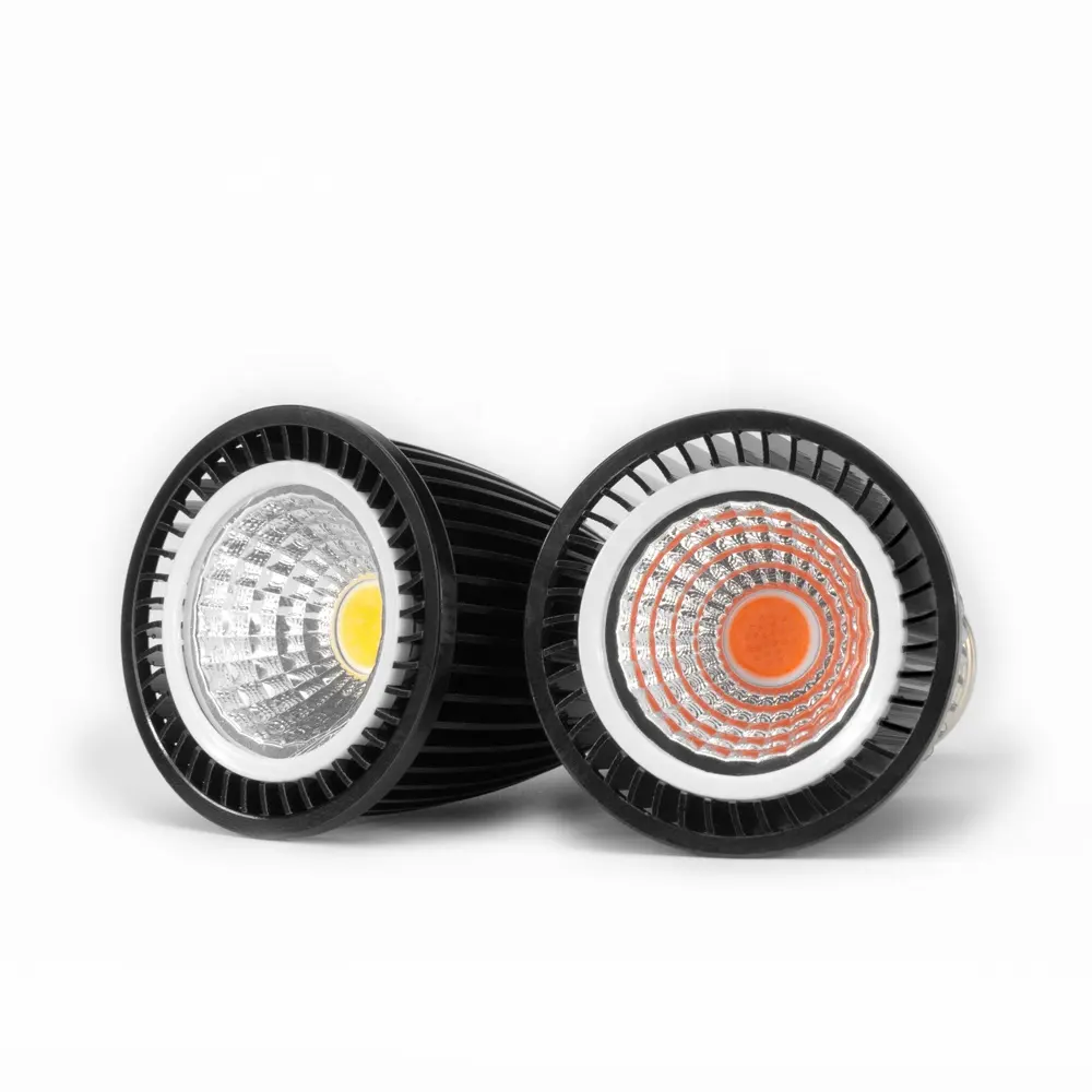 Bombilla LED para el hogar, foco de luz LED de 5/7/9/12w, 220V, 230V, GU10, MR16, E14, E27, Chip COB, ángulo de haz de luz de 120 grados