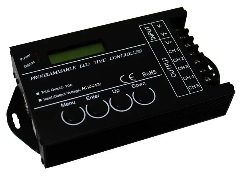 Controlador de horário programável tc423 ac90 ~ 240v, controlador de aquário iluminação para led tc420 tc421 wifi led com temporizador