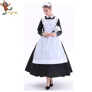 法国女佣黑人女性长化装女服务员万圣节服装 - Product Image 4