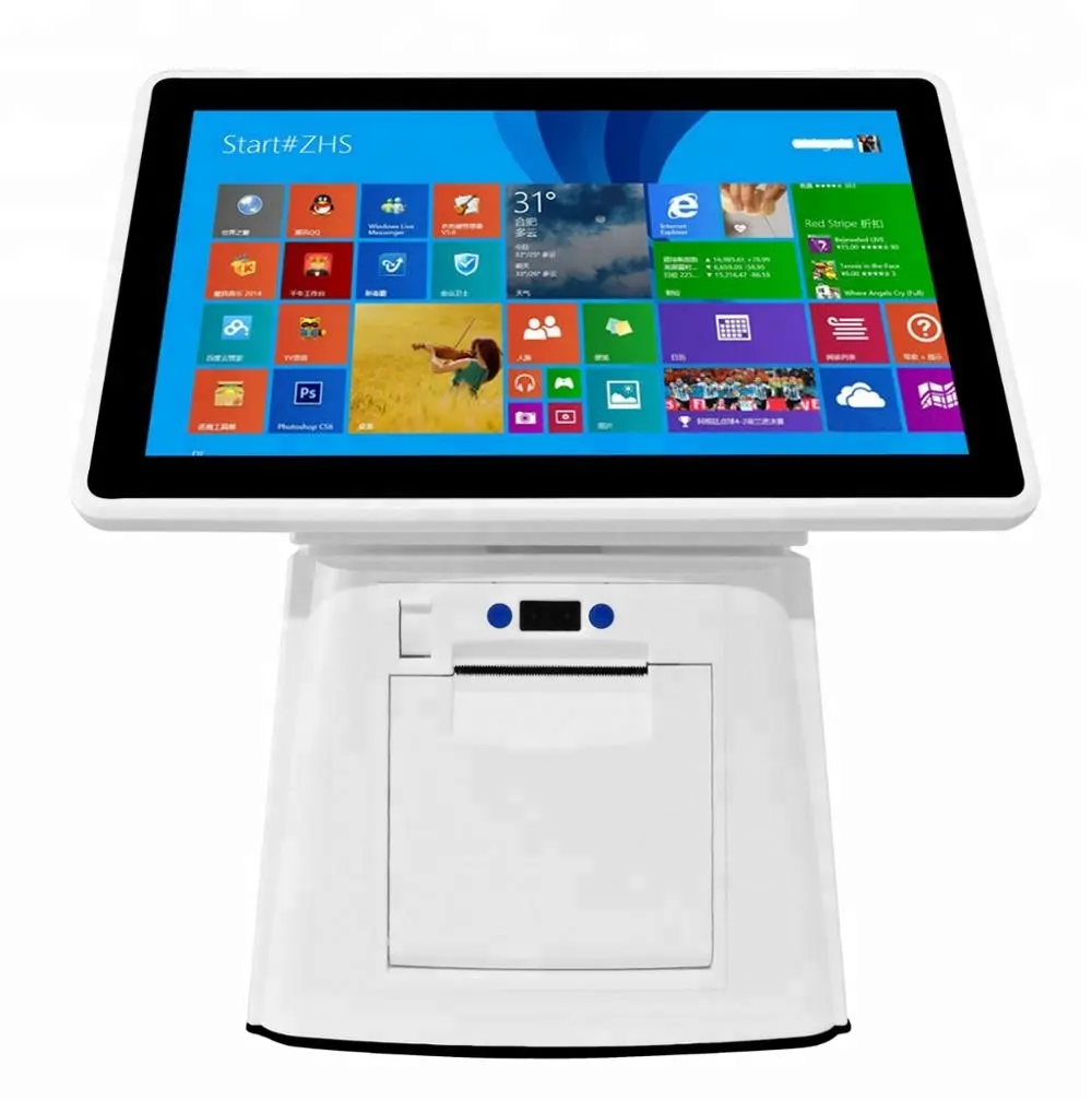 Kosteneffectief Android/Windows Pos-Systeem Met 57Mm Printer 11.6 Inch Touch Kassa Elektronische Bestelsysteemmachine